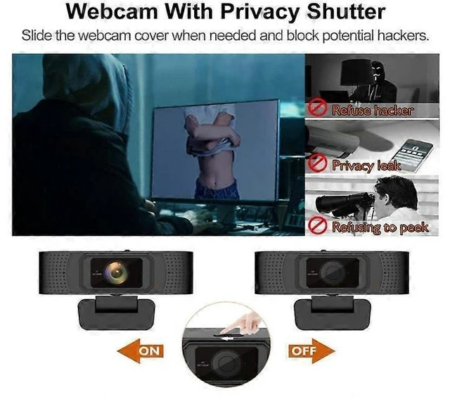 Alt view image 8 of 10 - Ecocleanpath 1080P HD Pro Webcam with Privacy Cover & Auto Focus, Streaming Camera for PC Laptop OBS Skype Xbox