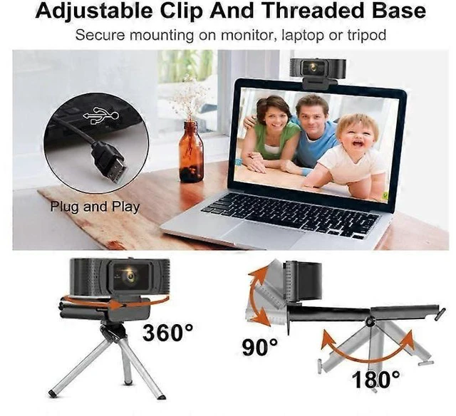 Alt view image 10 of 10 - Ecocleanpath 1080P HD Pro Webcam with Privacy Cover & Auto Focus, Streaming Camera for PC Laptop OBS Skype Xbox