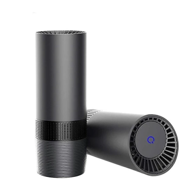 Alt view image 6 of 10 - Ecocleanpath Mini Portable Car Air Purifier with HEPA & Negative Ion, USB Powered, Removes PM2.5/Smoke/Odors (Black)