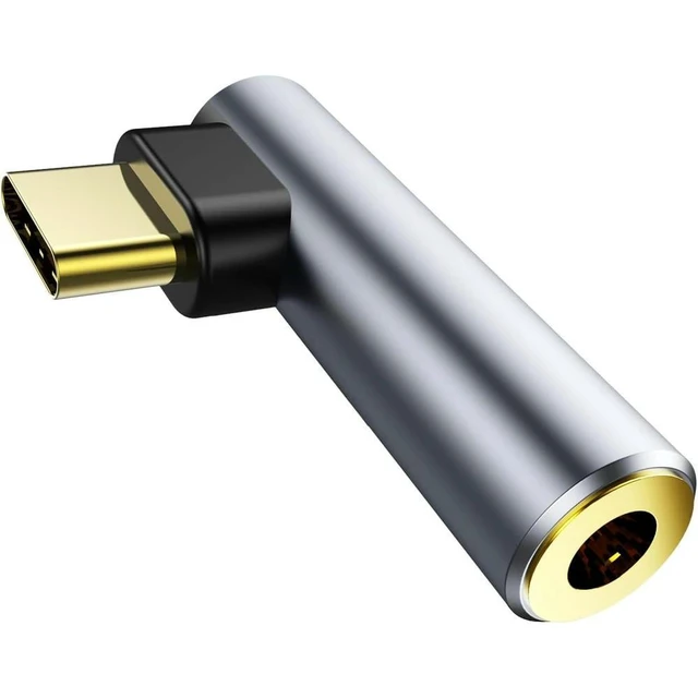Alt view image 2 of 2 - FOR USB C to 3.5mm Audio Adapter USB Type C to 3.5mm Female Headphone Jack Dongle Aux Adapter DAC Stereo HiFi Right Angle for