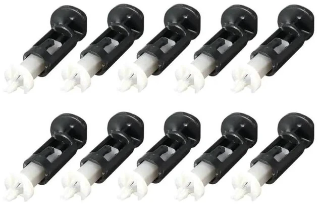 Alt view image 6 of 10 - 10Pair For CPU Heatsink Mount Pin Plastic Push Screw Cooler Cooling Fan Fastener Mounting Clip for Intel Socket Accessories