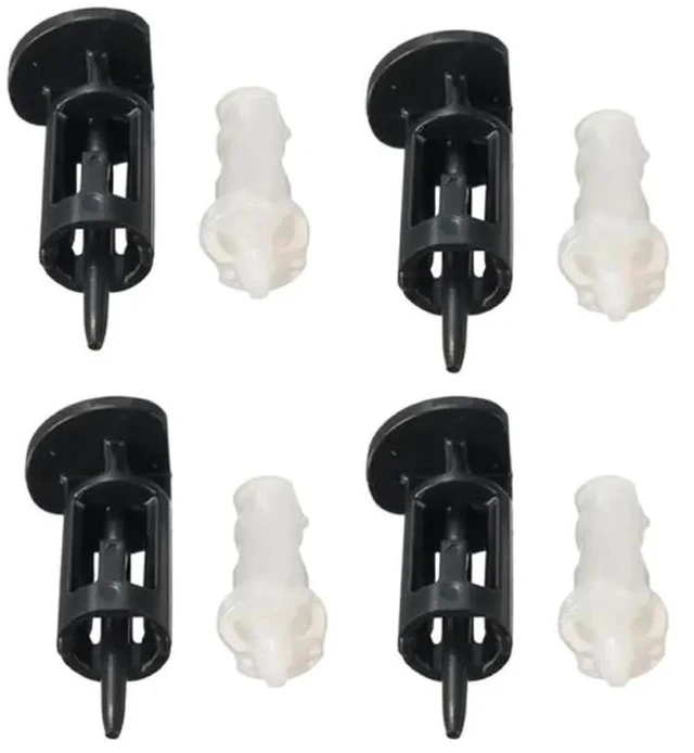 Alt view image 8 of 10 - 10Pair For CPU Heatsink Mount Pin Plastic Push Screw Cooler Cooling Fan Fastener Mounting Clip for Intel Socket Accessories