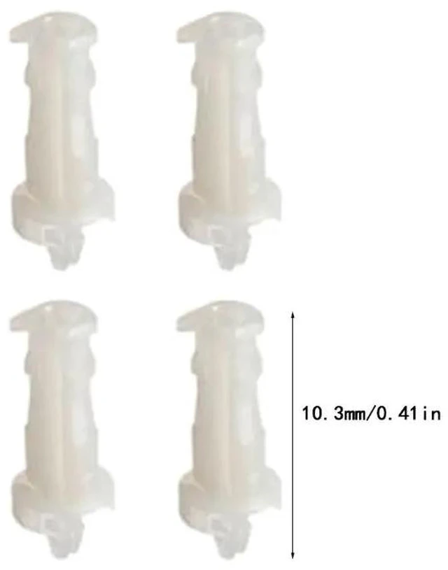 Alt view image 10 of 10 - 10Pair For CPU Heatsink Mount Pin Plastic Push Screw Cooler Cooling Fan Fastener Mounting Clip for Intel Socket Accessories