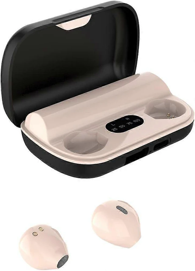 Alt view image 6 of 10 - Mini Bluetooth 5.2 Invisible In-Ear Earphones, IPX5 Waterproof, Fast Charging, Hi-Fi Sound for Sports & Travel (White)