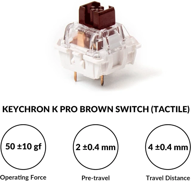 Alt view image 14 of 14 - Keychron V3 Wired Custom Mechanical Keyboard, TKL Tenkeyless QMK/VIA Programmable Macro with Hot-swappable Keychron K Pro Brown Switch Compatible with Mac Windows Linux (Frosted Black-Translucent)