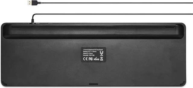 Alt view image 8 of 8 - Vilros 15 Inch USB Keyboard with Touchpad-Great for Raspberry Pi