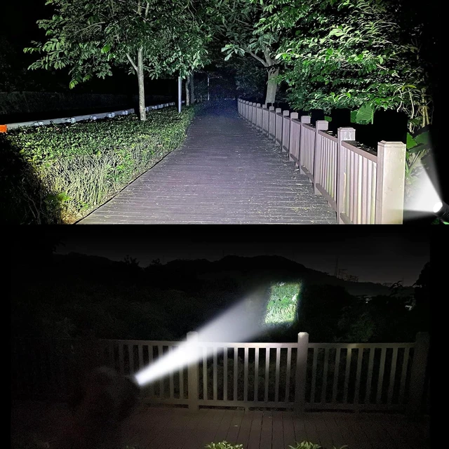 Alt view image 12 of 14 - DARKBEAM LED Flashlights Rechargeable USB 2000 High Lumens, Small and Bright Pocket Flashlight, Zoomable Water Resistant Handheld Flash Light for Camping, Outdoor, Emergency with Battery, 2 Pack