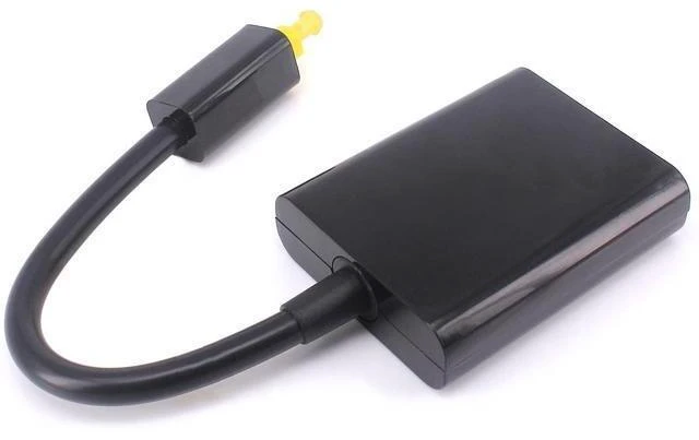 Alt view image 12 of 14 - 1 to 2 Fiber Optic Splitter Yeworth 1 to 2 Toslink Fiber Optic Digital Optical Audio Splitter Switcher Adapter Cable 1 Input 2 Output - Black