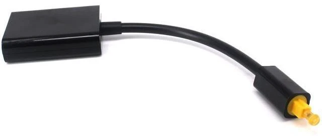 Alt view image 13 of 14 - 1 to 2 Fiber Optic Splitter Yeworth 1 to 2 Toslink Fiber Optic Digital Optical Audio Splitter Switcher Adapter Cable 1 Input 2 Output - Black