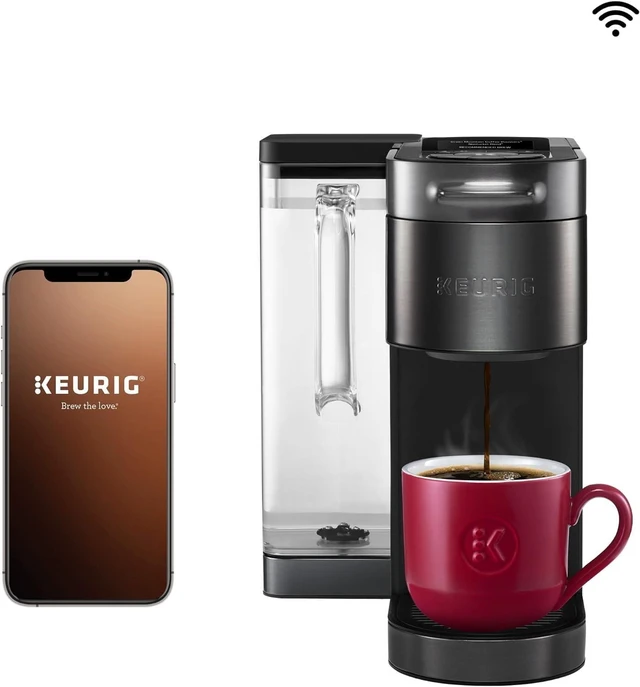 Alt view image 10 of 14 - Keurig K-Supreme Plus SMART Coffee Maker, Single Serve K-Cup Pod Coffee Brewer, BREWID and MultiStream Technology, 78 Oz, Black