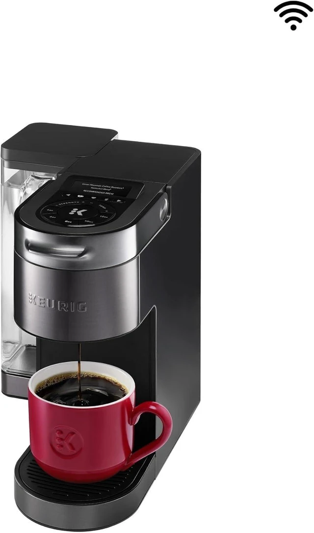 Alt view image 9 of 14 - Keurig K-Supreme Plus SMART Coffee Maker, Single Serve K-Cup Pod Coffee Brewer, BREWID and MultiStream Technology, 78 Oz, Black