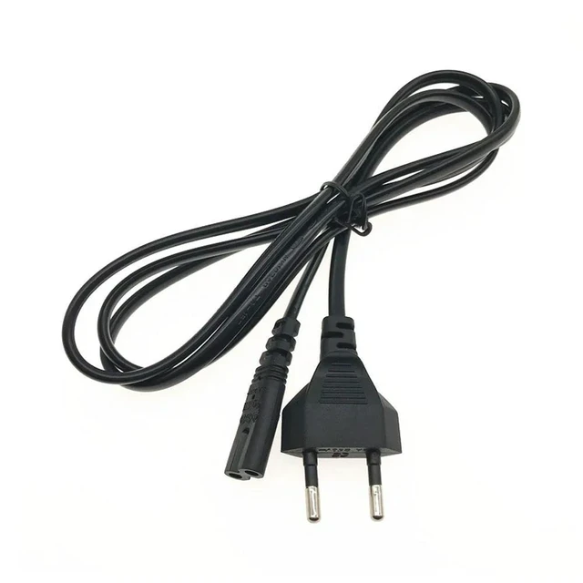 Alt view image 7 of 13 - 2Pin Prong EU to C7 Extension Cable Power Supply Cord IEC AC Power Cable Charging Cable for Laptop LED Light Flashlight