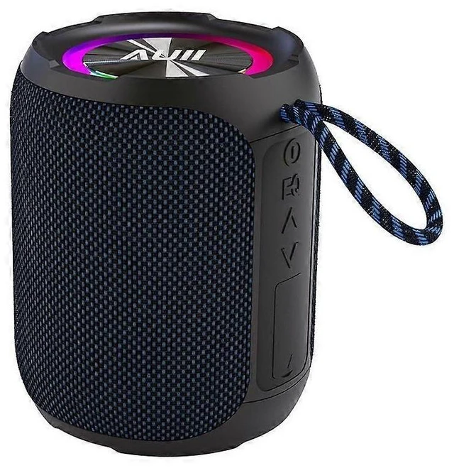 Alt view image 6 of 10 - Ecocleanpath Portable Bluetooth Speaker with RGB Lights, IPX7 Waterproof, 1200mAh Battery for Outdoor, Party, Beach & Camping (Black)