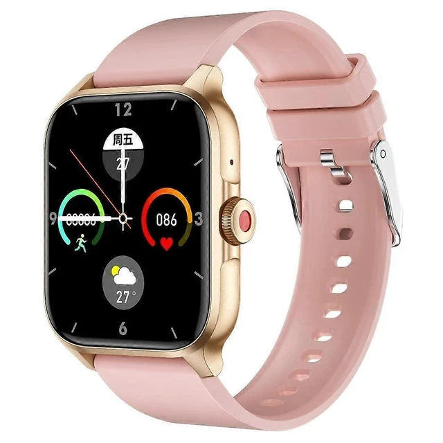 Alt view image 11 of 12 - Ecocleanpath 1.85" Smart Watch with Heart Rate Monitor, 100+ Sports Modes, Bluetooth Calls, IP67 Waterproof for Android iOS (Pink)