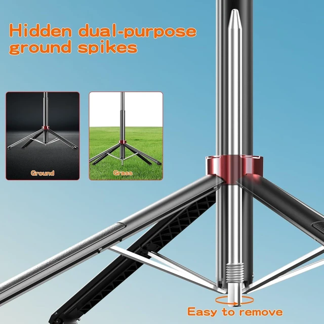 Alt view image 9 of 14 - Monopod and Tripod Selfie Stick to Record Golf Swing - Etendable Cell Phone Tripod Stand with Wireless Remote and Phone Holder, Golf Training Aid - Compatible with All iPhone Android Phone