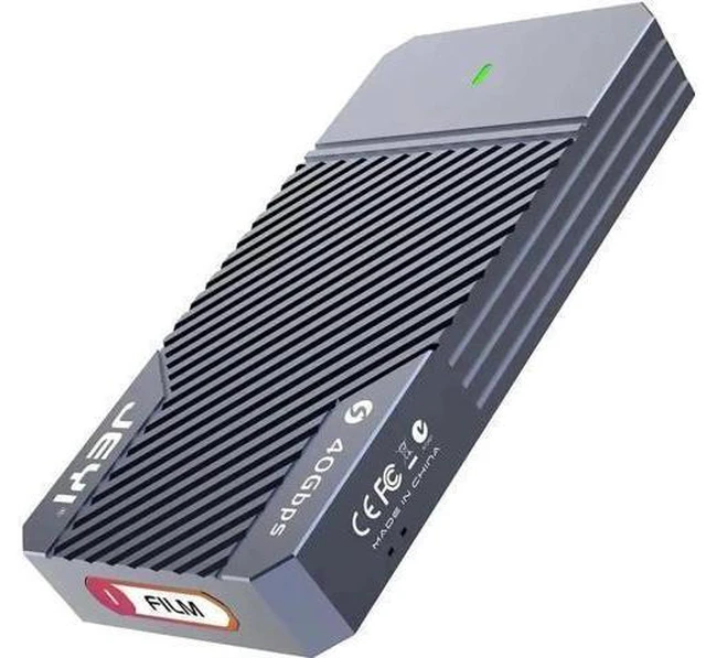 Alt view image 6 of 10 - Vszerda USB 4.0 SSD Enclosure 40Gbps M.2 NVMe 2280 to USB-c Solid State Drive Case Compatible with Thunderbolt4/3 USB 3.2/3.1/3 (TB-2464)