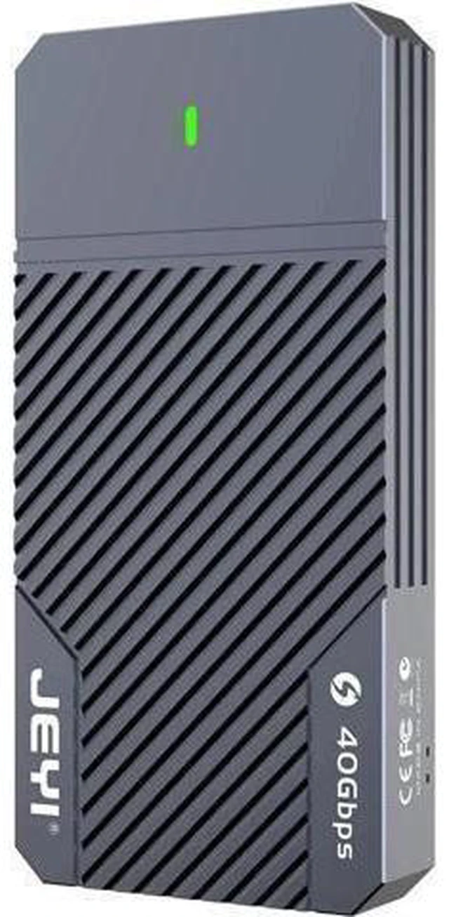 Alt view image 7 of 10 - Vszerda USB 4.0 SSD Enclosure 40Gbps M.2 NVMe 2280 to USB-c Solid State Drive Case Compatible with Thunderbolt4/3 USB 3.2/3.1/3 (TB-2464)