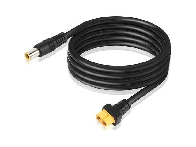 Alt view image 2 of 2 - FOR DC 8mm to XT60 Power Cable 14AWG DC 7909 Male to XT60 Female Adapter Cable for Panel Portable Power Station Generato