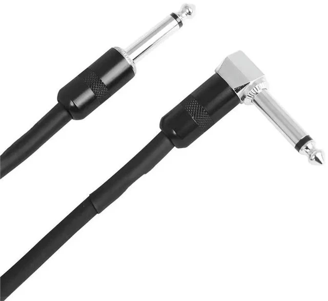 Alt view image 9 of 12 - Electric Guitar Cable Braided 6.5Mm Audio Mono Cable Electric Box Audio Cable Noise Reduction