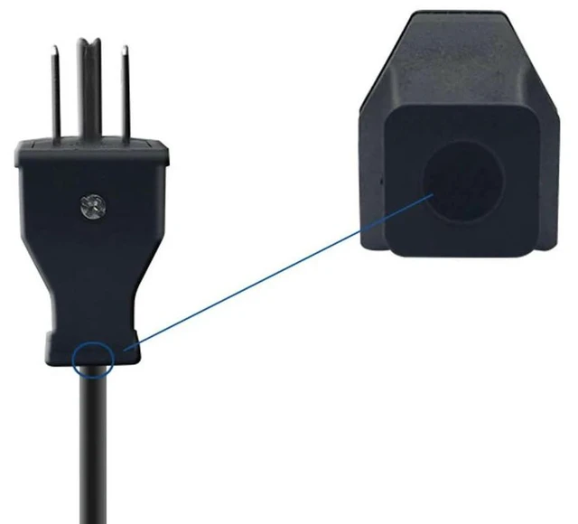 Alt view image 6 of 6 - US Standard -Power Adapter Converter Male Plug All Copper Industrial Power Plug Adapter Connector 15A 125V Male Detachable Plug