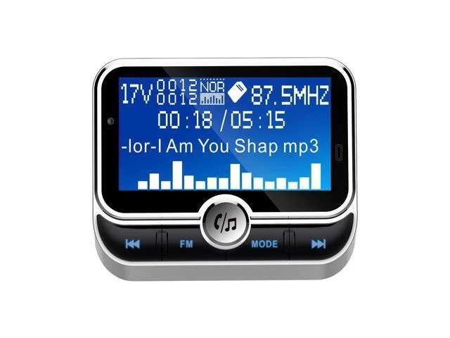 Alt view image 6 of 10 - New BC32 in-car MP3 card player with large screen, supports 7 languages, comes with folder and remote control, in-car Bluetooth player