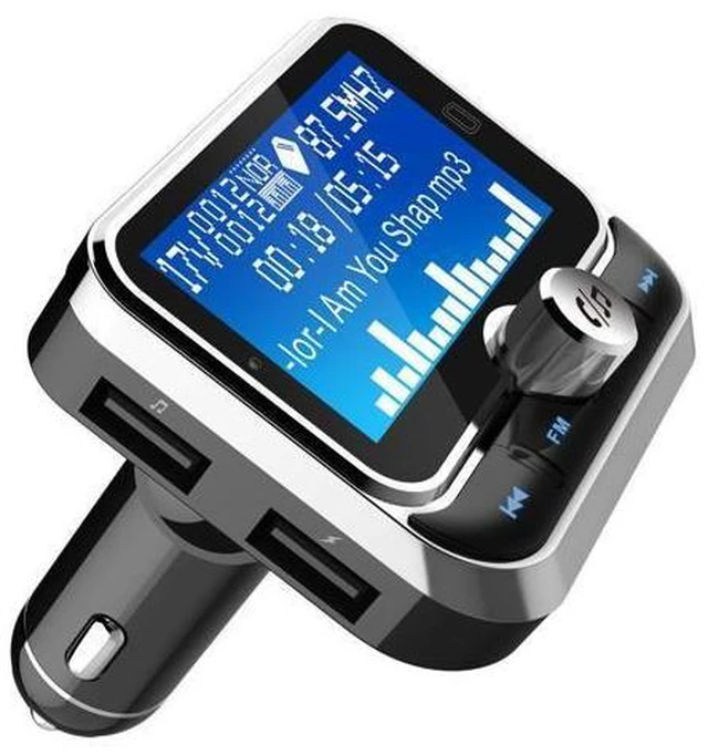 Alt view image 8 of 10 - New BC32 in-car MP3 card player with large screen, supports 7 languages, comes with folder and remote control, in-car Bluetooth player