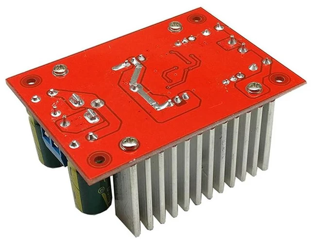 Alt view image 6 of 6 - LED Driver Voltage Charger Step Up Module DC 400W 15A High-power Step-up Boost Converter Constant Current Power Supply Module