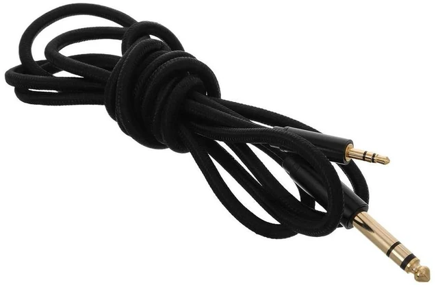 Alt view image 10 of 12 - 3.5mm to 6.5mm Male to Male Audio Cable for Electric Guitar Digital Piano Amplifier Speaker Mixer Headphone Aux Stereo