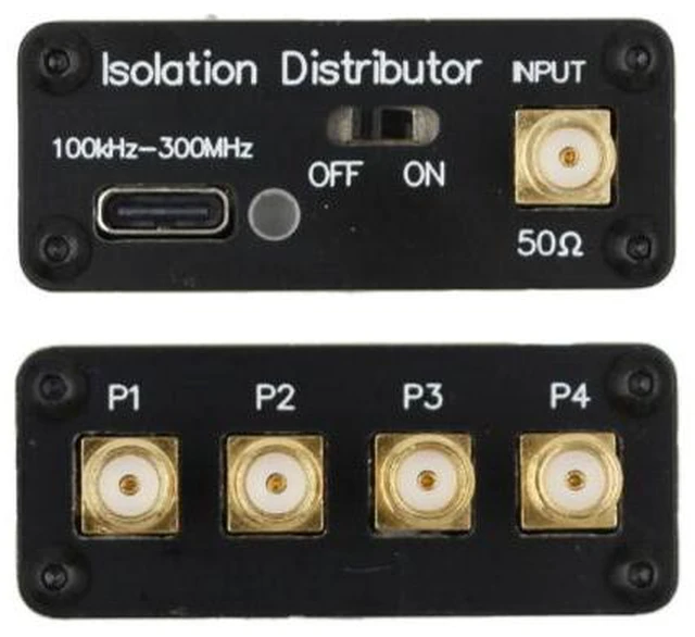 Alt view image 8 of 12 - Active RF isolation distributor - Suitable for RF signals - Radio antenna - SDR - GPSDO signal source