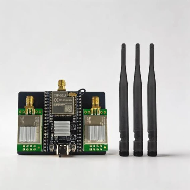 Alt view image 10 of 10 - ESP32 + NRF24L01 PA LNA 2.4G Wireless Module with Enhanced Antenna