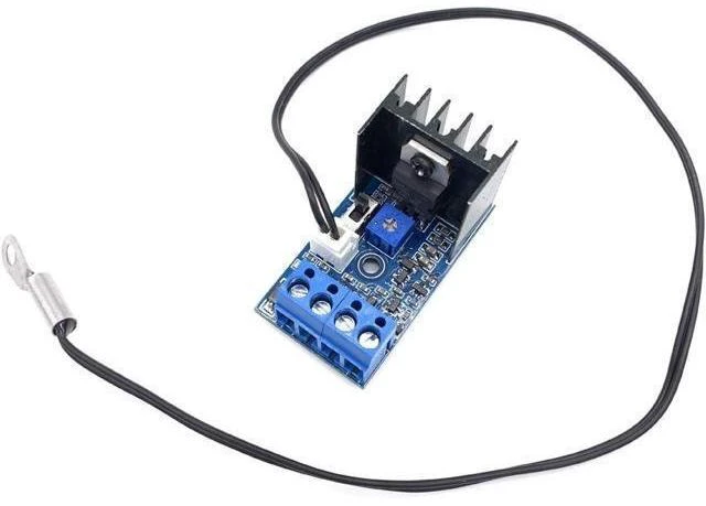 Alt view image 9 of 14 - DC 12V 1A Automatic PC CPU Fan Temperature Control Speed Controller Case Fan Speed Governor with Sensor for 2 3 4 Wire Fan
