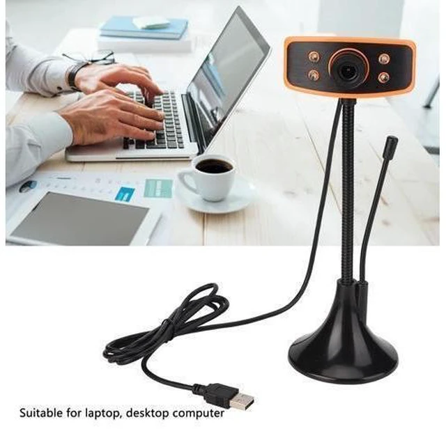 Alt view image 8 of 10 - Tangxi USB Webcam for Laptop, 1080P Web Camera with Microphone, USB Plug and Play Laptop PC Desktop Camera for Video Conferencing Recording