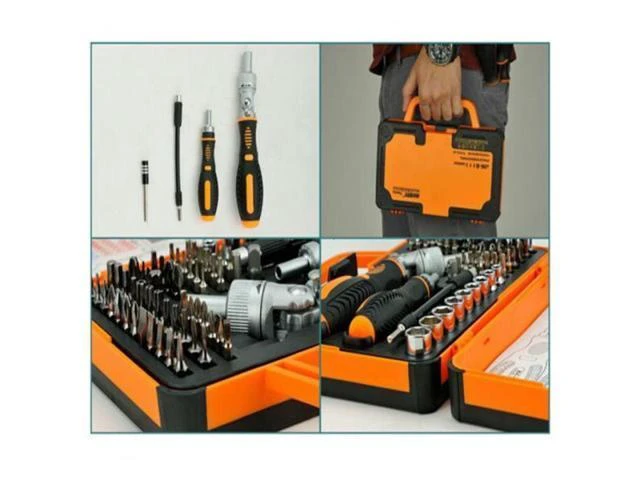 Alt view image 10 of 14 - Jakemy JM-6111 69 in 1 Multipurpose Precision Screwdriver Hardware Repair Open Tools Demolition Kit for Electronic Devices Eyeglass