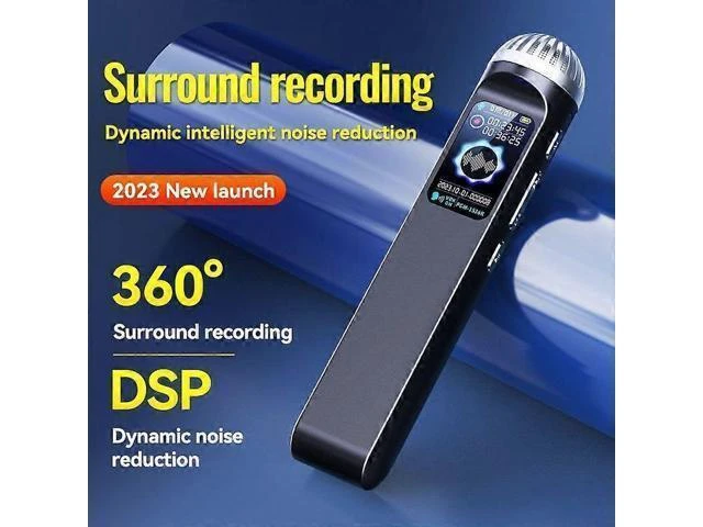 Alt view image 7 of 10 - Ecocleanpath Q99 32GB Black Voice Recorder - Intelligent Noise Reduction, Voice Activated Recording for Meetings & Interviews