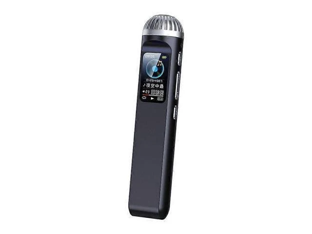 Alt view image 6 of 10 - Ecocleanpath Q99 32GB Black Voice Recorder - Intelligent Noise Reduction, Voice Activated Recording for Meetings & Interviews