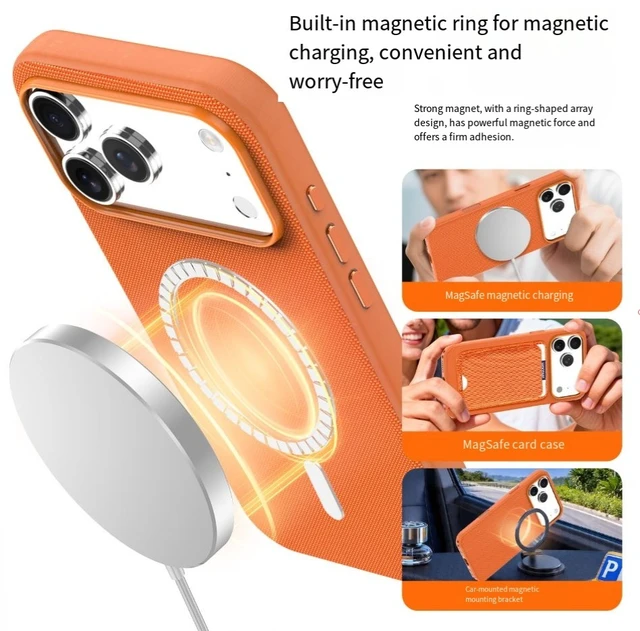 Alt view image 9 of 12 - This magnetic technology protective case is suitable for the iPhone 18 Pro Max phone case, an anti-drop protection cover, of the new model.