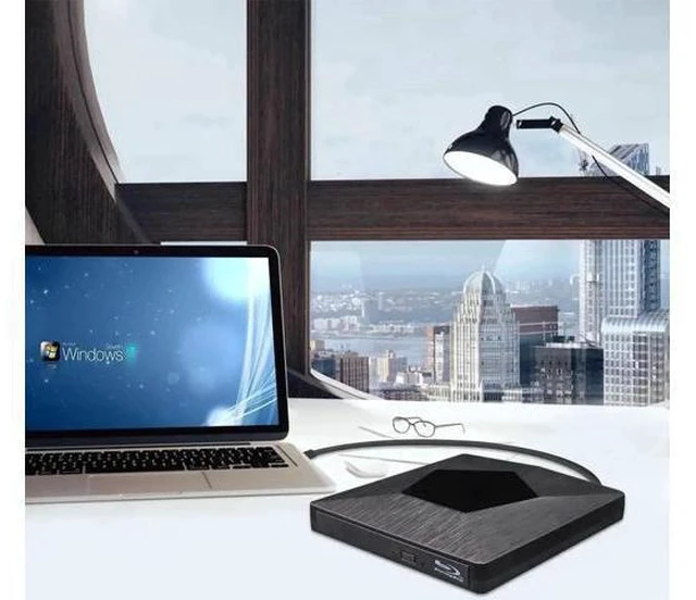 Alt view image 10 of 14 - Vszerda External 3D Blu Ray DVD Drive Burner, Wihool Ultra Slim USB 3.0 and Type-C Blu Ray BD CD DVD Burner Player Writer Reader Disk for Mac OS, Windows xp/7/8/10, Laptop PC (Black)