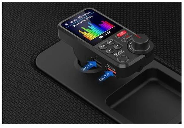 Alt view image 14 of 14 - BT93 Car MP3 Bluetooth Hands-Free QC3.0 Fast Charging Car Charger with Card Slot High-Fidelity Hi-Fi Lossless Music Player