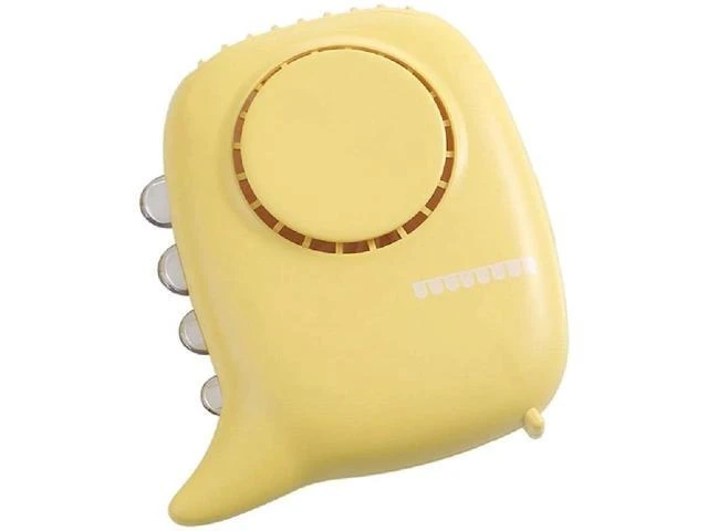 Alt view image 8 of 14 - Portable Hanging Neck Fan Handheld USB Nihgt Light 3 Speed Adjustable Air Cooler usb fan desk fan usb desk fan mini fan usb desktop fan fans fans cooling usb fans cooling usb fans desk mini fans fan
