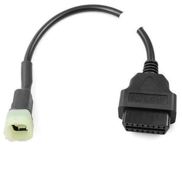 Alt view image 2 of 2 - FOR OBD Motorcycle Cable For 6 Pin Plug Cable Diagnostic Cable 6Pin to OBD2 16 pin Adapter Exteon Cable