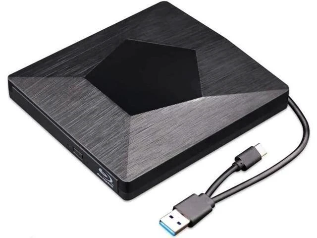 Alt view image 8 of 14 - JAENFONG External 3D Blu Ray DVD Drive Burner, Wihool Ultra Slim USB 3.0 and Type-C Blu Ray BD CD DVD Burner Player Writer Reader Disk for Mac OS, Windows xp/7/8/10, Laptop PC (Black)