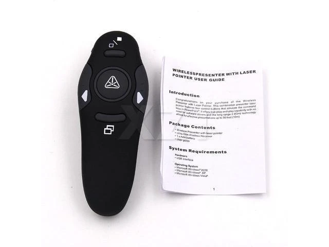 Alt view image 12 of 12 - Newest Hot 2.4GHz Wireless Presenter Red Laser Pointers Pen USB Receiver RF Remote Control Page Turn PPT Powerpoint Presentation
