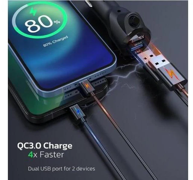 Alt view image 14 of 14 - BT98 Car MP3 Bluetooth Player - New Large Screen Card Insertable USB Charging Device - Bluetooth Car Charger - FM Transmitter
