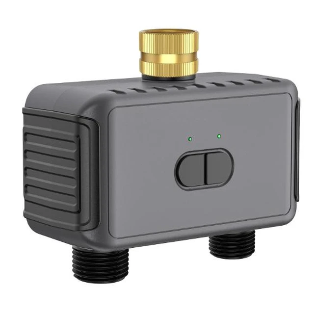 Alt view image 8 of 12 - Irrigation Flower Watering Device - Dual-Way Wi-Fi Smart Timer Adjustable Split-Control for Courtyard and Garden - IP55 Watering for Plants