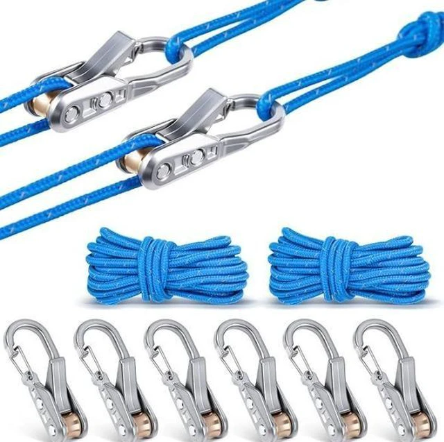 Alt view image 7 of 10 - New Product: Rope Tightening Tool - Simple Hook Design----6 hooks and 6 ropes