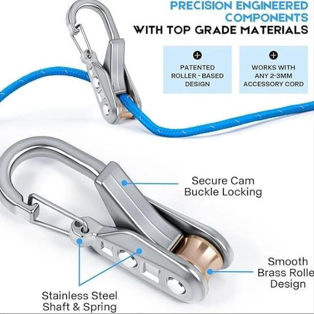 Alt view image 8 of 10 - New Product: Rope Tightening Tool - Simple Hook Design----6 hooks and 6 ropes