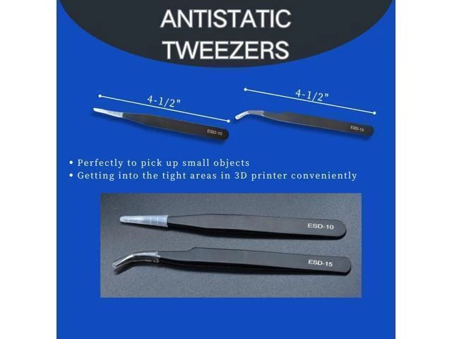 Alt view image 11 of 14 - 3D Printer Tool Kit, 24pcs 3D Printer Nozzle Cleaning Tool Removal Tool Kit, Wire Brush, Wire Flush Cutter, Scraper Knife, Diamond Files, Tweezer, Putty Knife for 3D Printer, Model Building