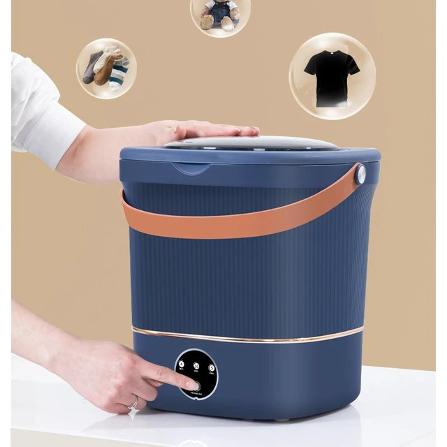 Alt view image 6 of 8 - Portable mini-sized washing machine for underwear and underpants, lazy person's washing machine, student dormitory portable washer