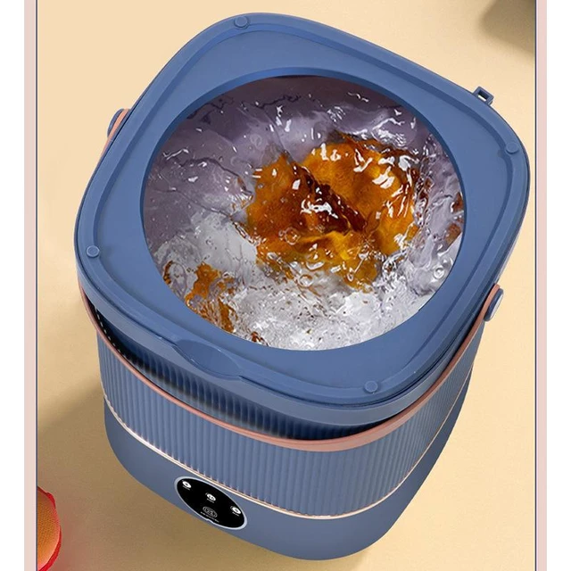 Alt view image 7 of 8 - Portable mini-sized washing machine for underwear and underpants, lazy person's washing machine, student dormitory portable washer