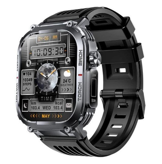 Alt view image 7 of 10 - New outdoor sports smartwatch S320B - Bluetooth calling, sports watch with compass, 3ATM water resistance